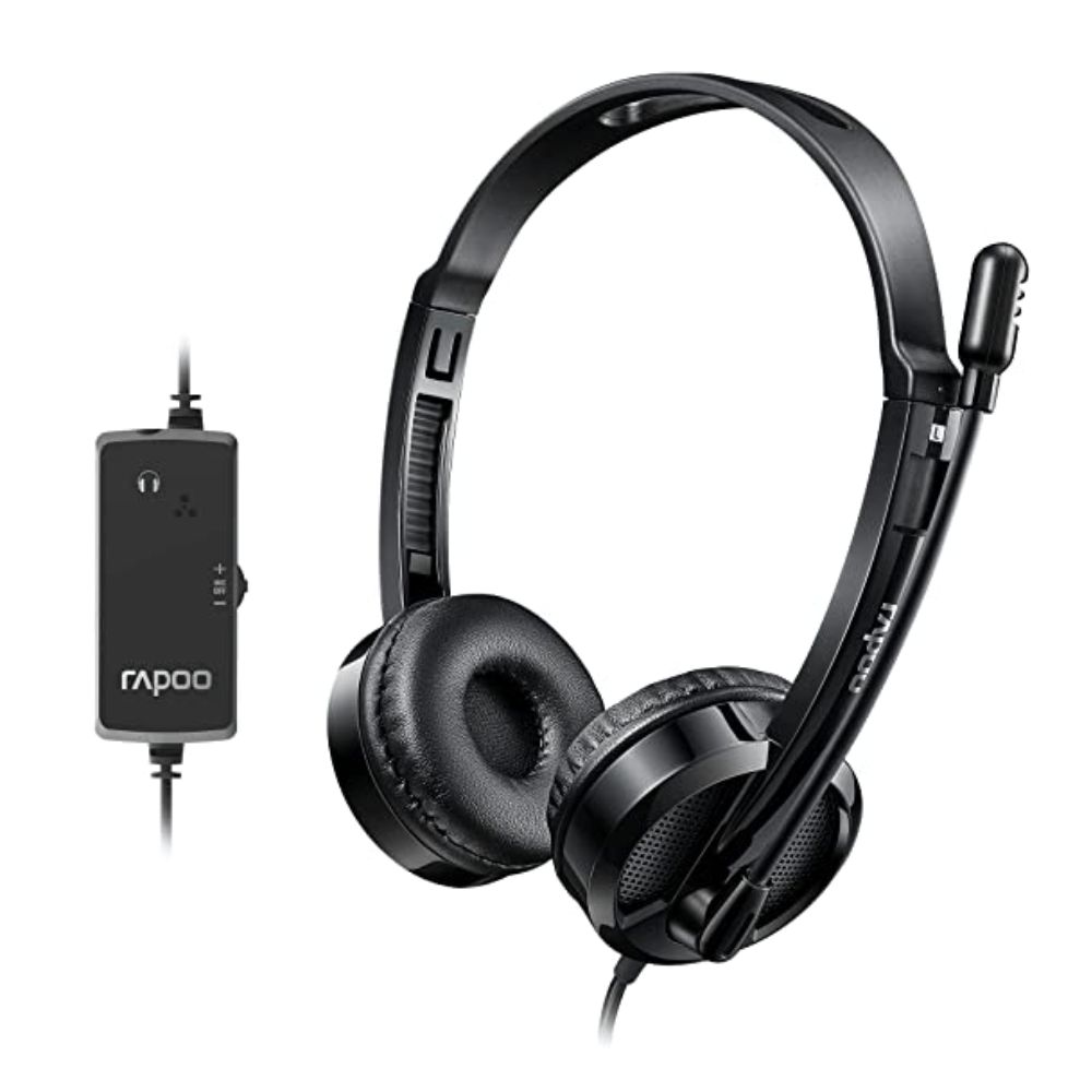 RAPOO H120 WIRED STEREO HEADSET WITH 3.5MM JACK