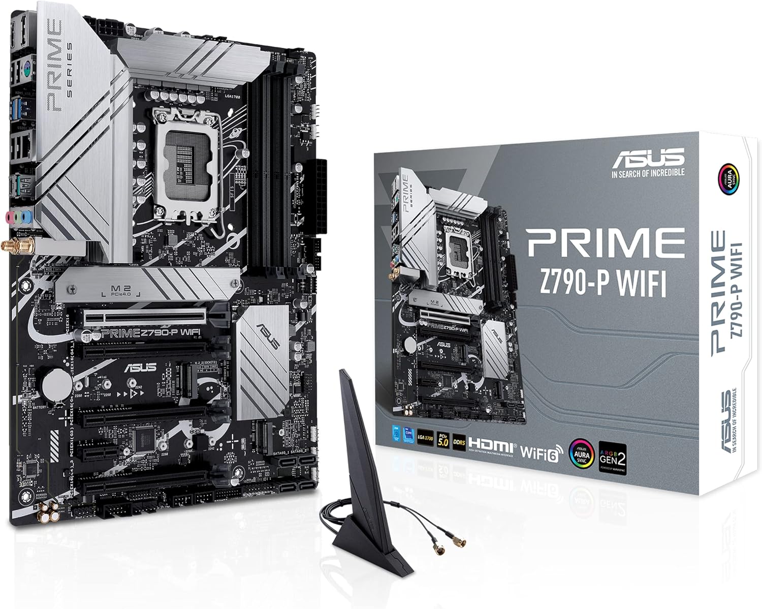Custom Gaming Desktop PC, ASUS Prime Z790-P WIFI Motherboard, Intel Core i9-14900KF Processor, DeepCool LE520 240mm ARGB AIO CPU Liquid Cooler Black- 01GAM00040