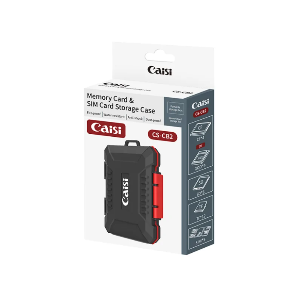 Caisi CS-CB2 28-Slot Memory Card & Battery Storage Case4