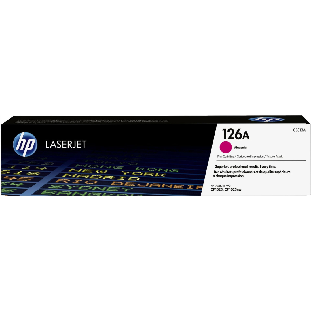 HP 126A Magenta Original LaserJet Toner Cartridge- CE313A0