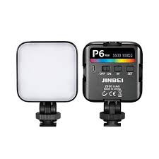 JINBEI P6 Pocket RGB Video Lights Rechargeable Mini LED Camera Light0