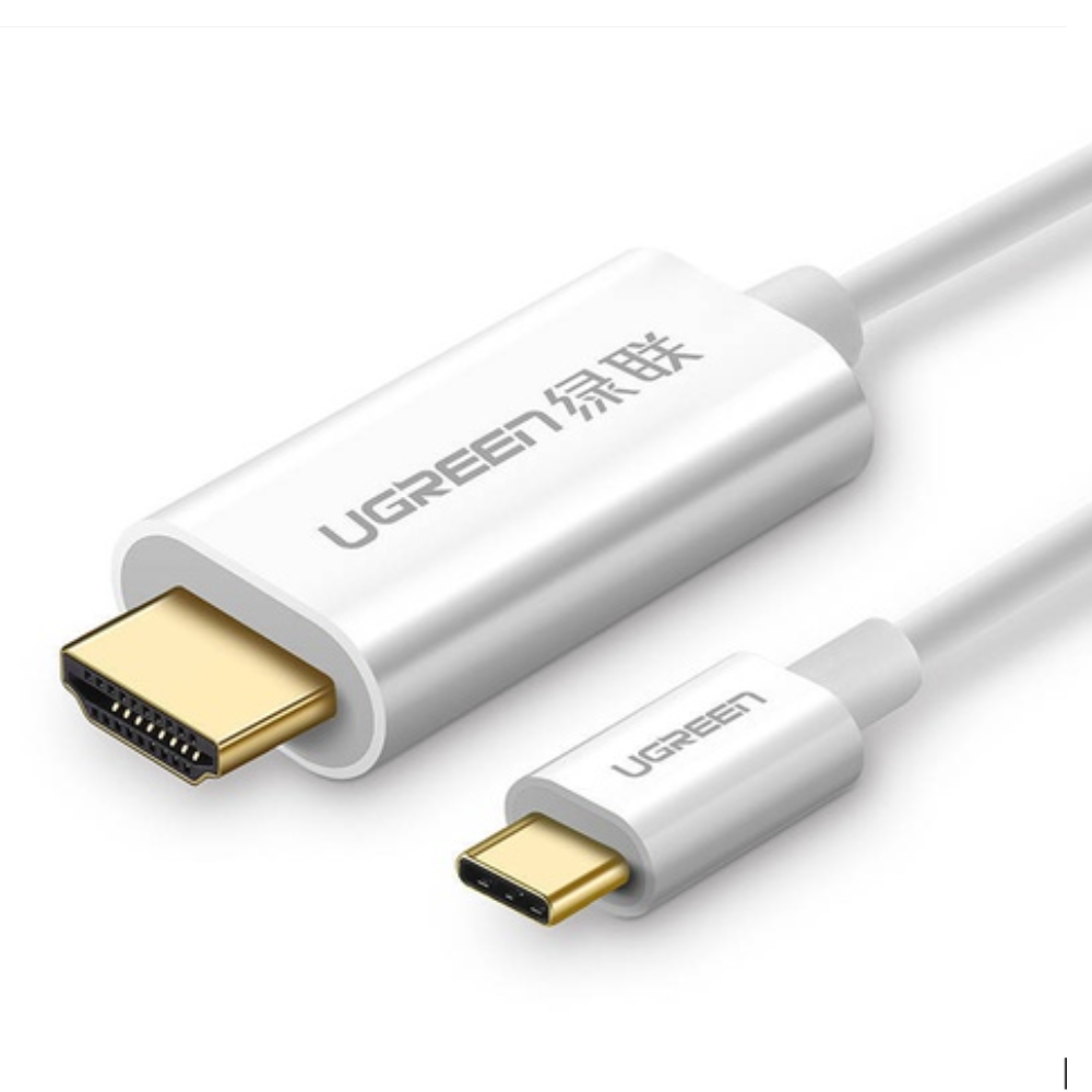 UGREEN USB-C Male to HDMI Male Cable 1.5m-White-MM121-UG-308412