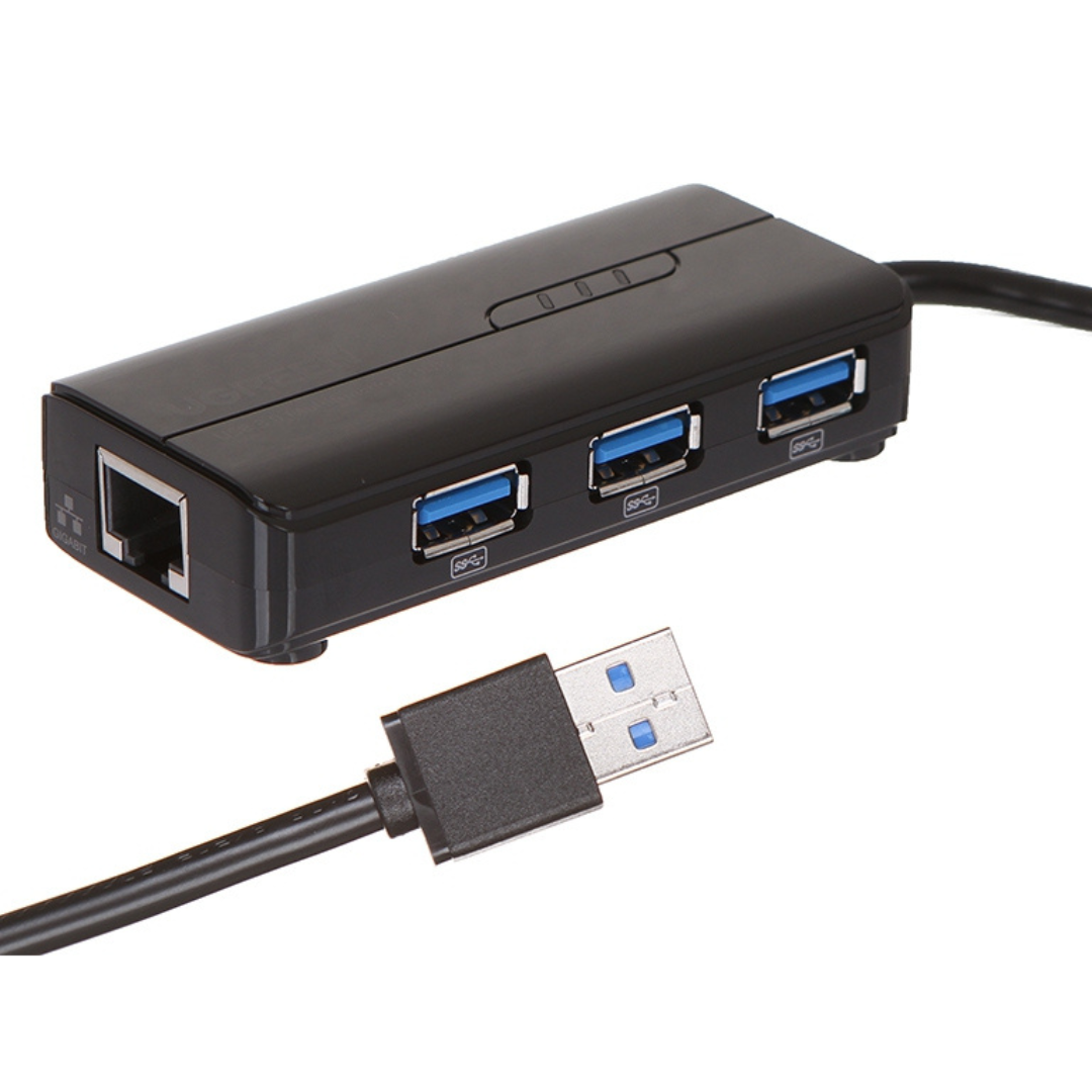 UGREEN USB 3.0 Hub (3 USB 3.0) with Gigabit Ethernet Adapter -20265 / UG-202653