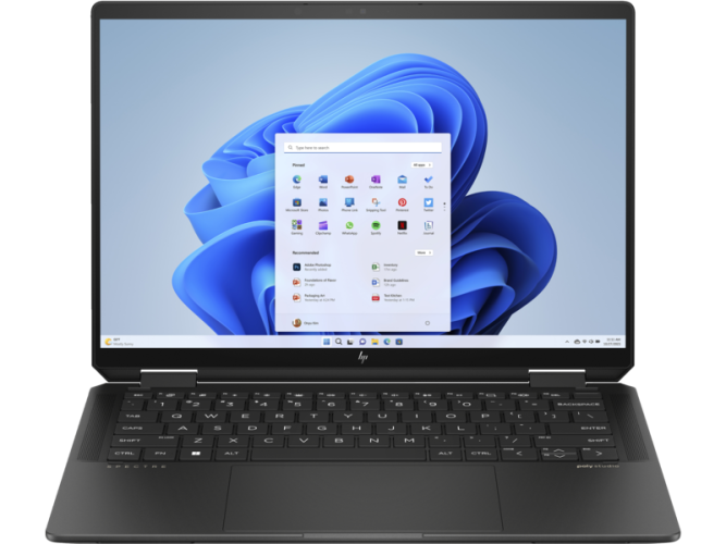 HP Spectre x360 2-in-1 14-eu0001nia, Intel Core Ultra 7 155H, 16GB LPDDR5x 7467 (onboard), 1TB PCIe Gen4 NVMe TLC M.2 SSD, Intel Arc Graphics, Windows 11 Home, 14