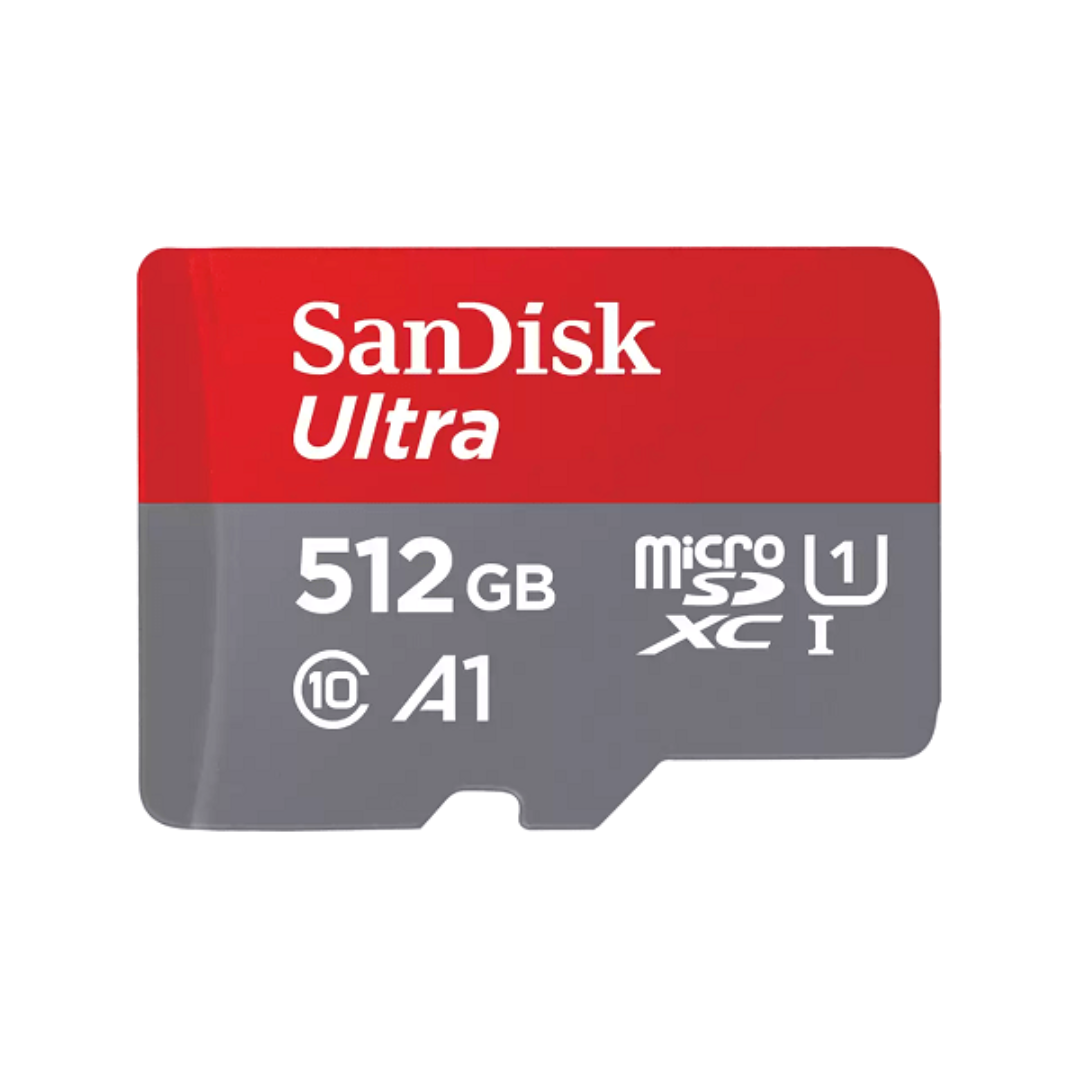 SanDisk MicroSD CLASS 10 120MBPS 512GB without Adapter – SDSQUA4-512G-GN6MN4