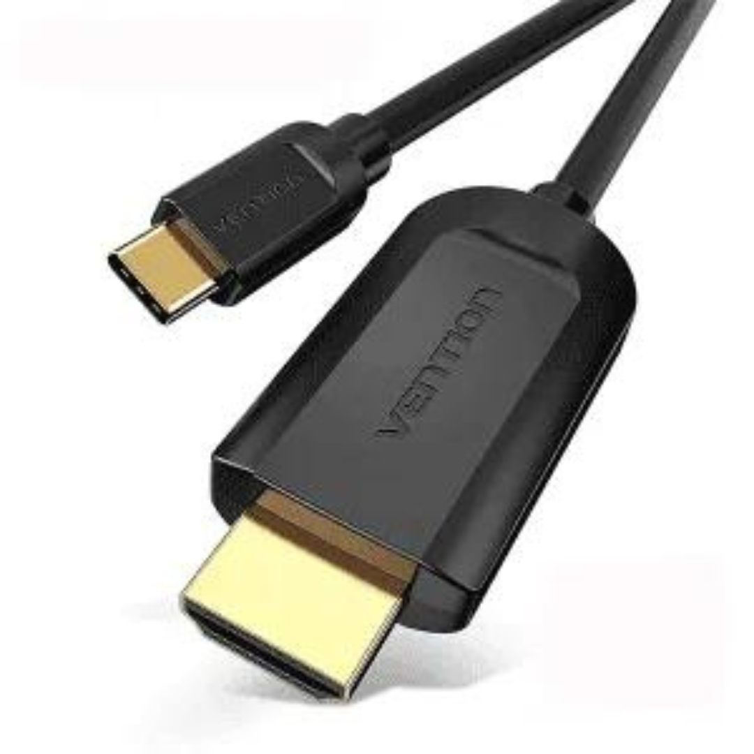 Vention Type-C to HDMI Cable 2M – Black- VEN-CGUBH4