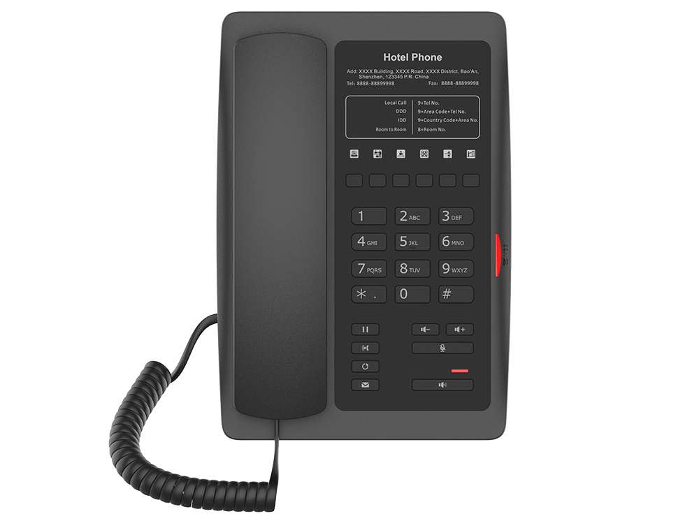 Fanvil H3 Hotel IP Phone – Compact & Guest-Friendly VoIP3
