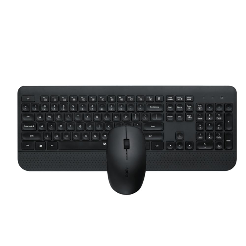RAPOO X3500 WIRELESS KEYBOARD AND MOUSE COMBO – BLACK