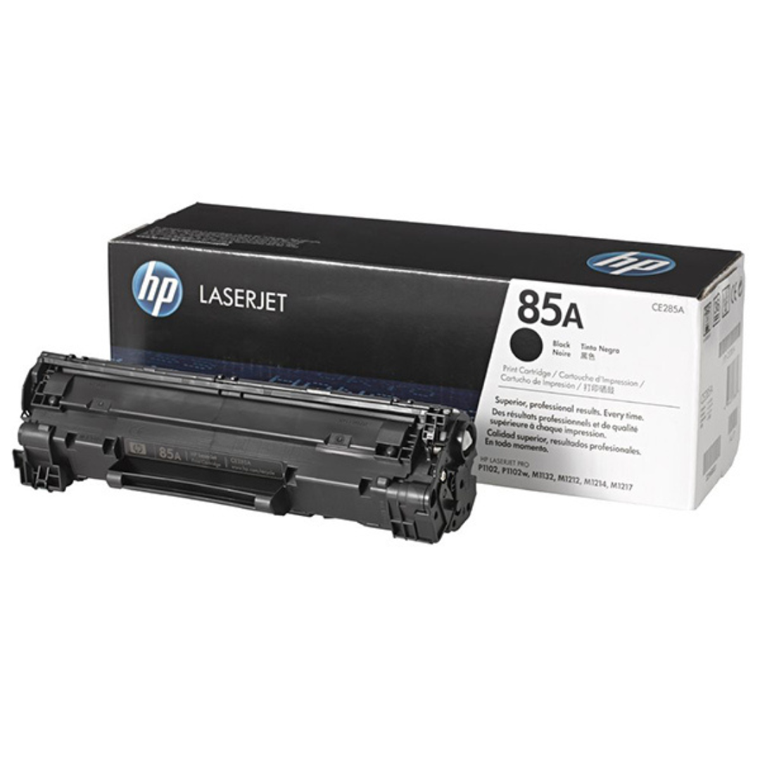 HP 85A Black Original LaserJet Toner Cartridge- CE285A4