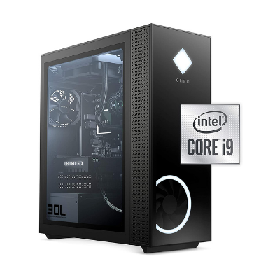 OMEN 30L Gaming Desktop PC, NVIDIA GeForce RTX 3080 Graphics Card, 10th Generation Intel Core i9-10850K Processor, 32 GB RAM, 1 TB SSD and 2 TB Hard Drive, Windows 10 Home (GT13-0092, 2020)