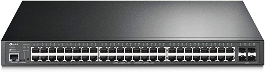 TP-Link JetStream TL-SG3452P 48-Port PoE+ Compliant Gigabit Managed Switch with SFP