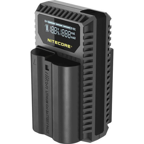 NITECORE UNK1 DUAL SLOT USB CAMERA BATTERY CHARGER