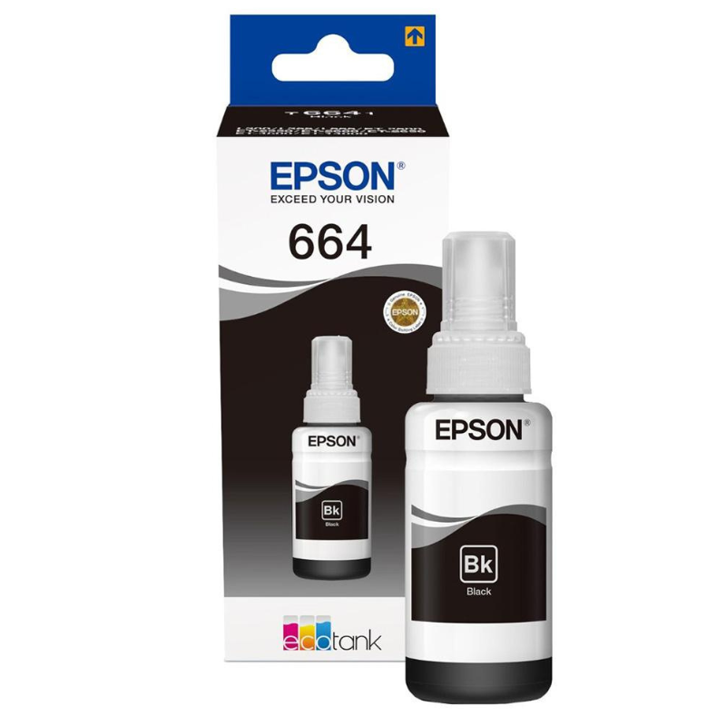 Epson T6641 Ink Black 70ml (C13T66414A)2