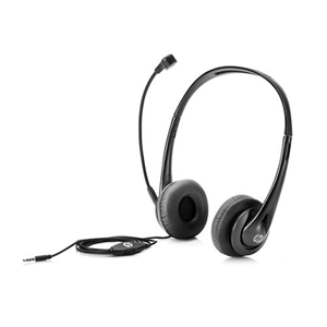 HP Stereo USB Headset Black (T1A67AA)