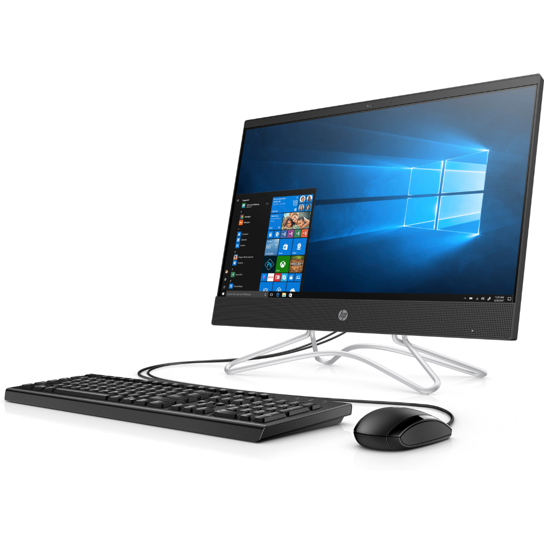 HP All-in-One 22-dd1063nh PC, Core i5 1135G7, 4GB, 1TB HDD, Windows 11 Home, 21.5″ FHD, USB Keyboard and Mouse, Jet Black – 6X1M8EA3