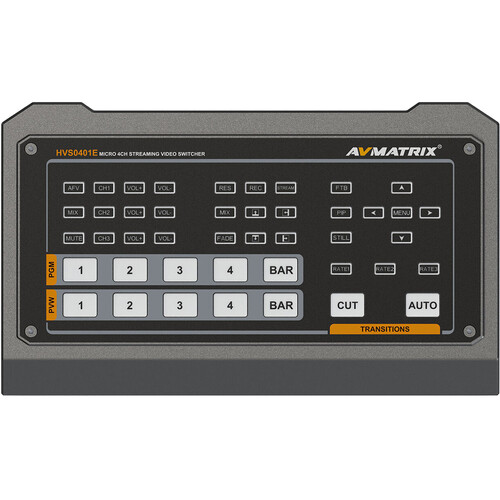 AVMATRIX Micro 4-Channel HVS0401E Video Switcher 