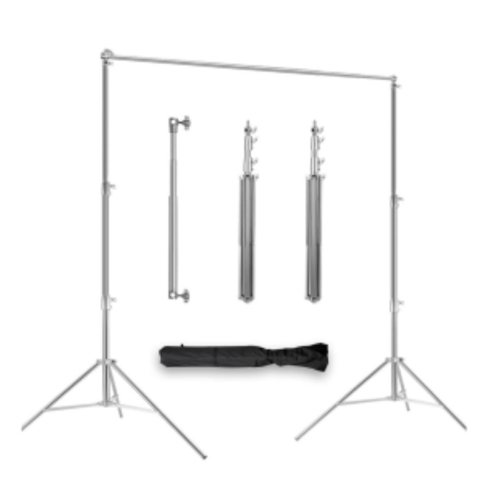 Caisi 2.8m x 3m Stainless Steel Backdrop Stand Heavy Duty3