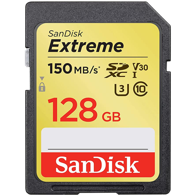 SanDisk Extreme SDXC Card 128GB (SDSDXV5-128G-GNCIN) 2