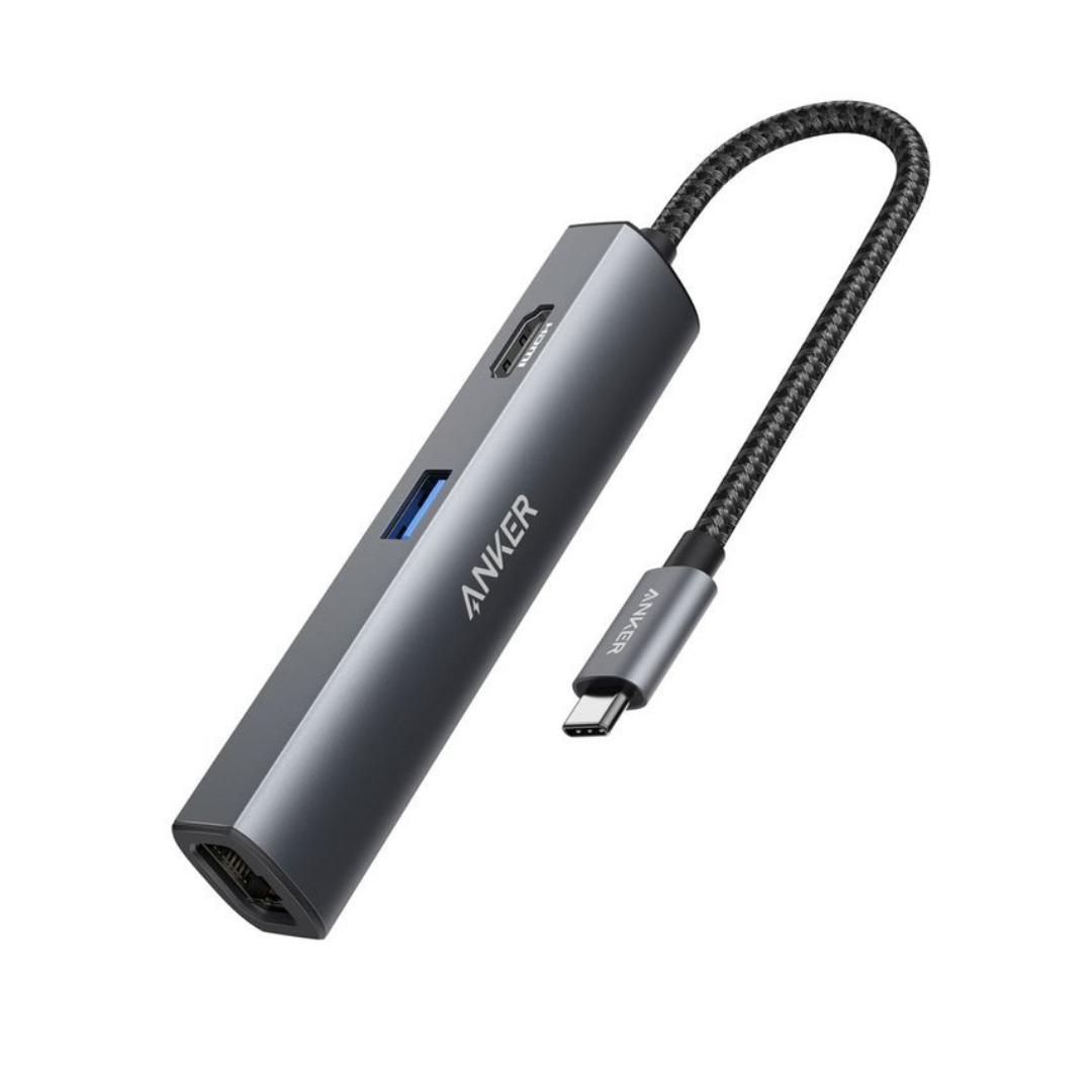 Anker PowerExpand+ 5-in-1 USB-C Ethernet Hub – A8338HA13
