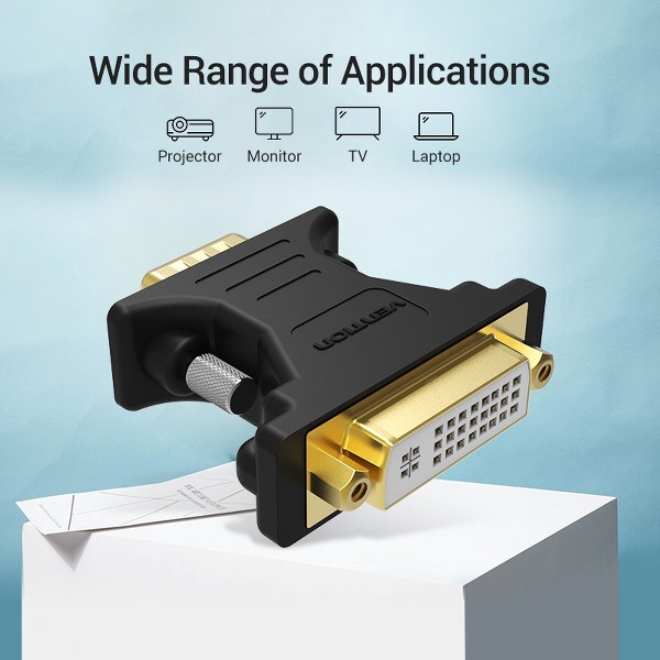 Vention VGA Female to DVI Male Adapter – VEN-DV380VG4