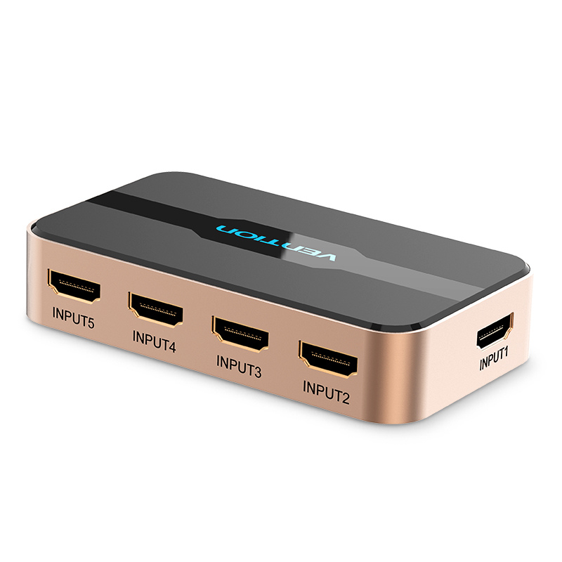 Vention ACDG0 HDMI Switcher 5 In 1 Out3