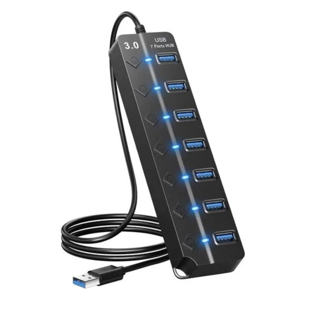 UGREEN CR130 7-in-1 Powered Switch USB 2.0 Adapter-30372 