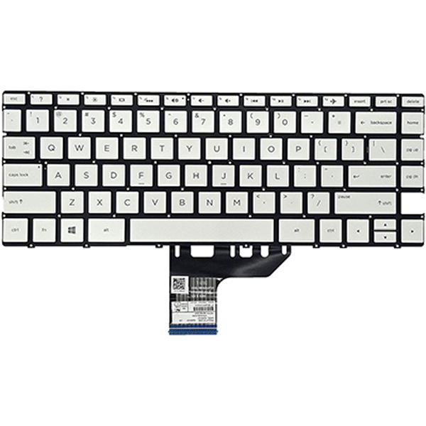 HP Spectre X360 Silver Laptop Keyboard Replacement2
