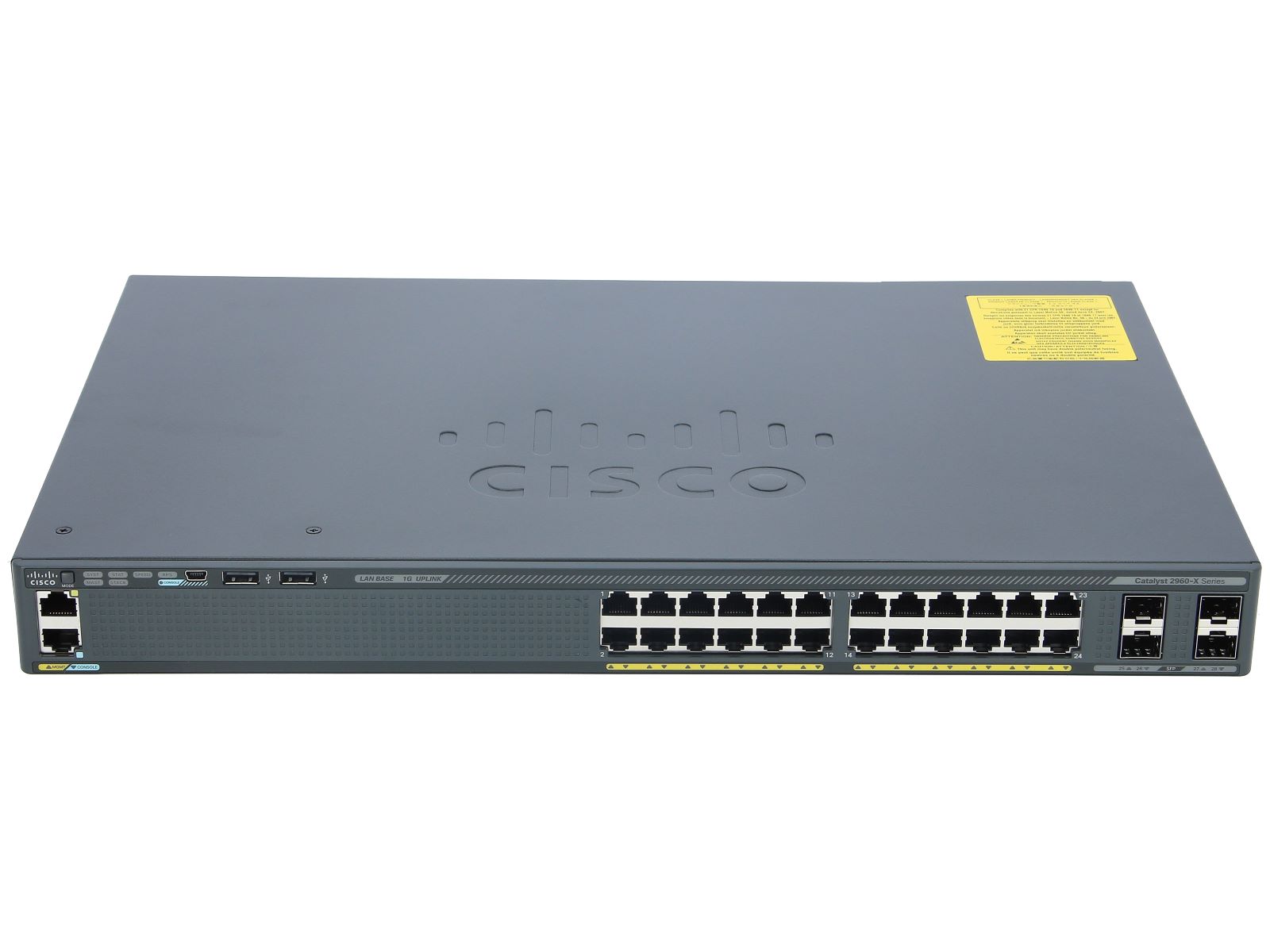 Cisco WS-C2960X-24TS-LL Catalyst Ethernet Switch- WS-C2960X-24TS-LL