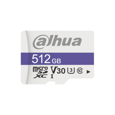 Dahua 512GB Class C10, U3, V30 MicroSD Card-DHI-TF-C100/512Gb2