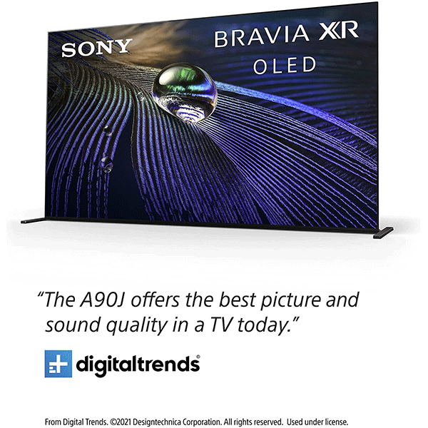 Sony A90J 65 Inch TV: BRAVIA XR OLED 4K Ultra HD Smart Google TV with Dolby Vision HDR and Alexa Compatibility (XR65A90J)3