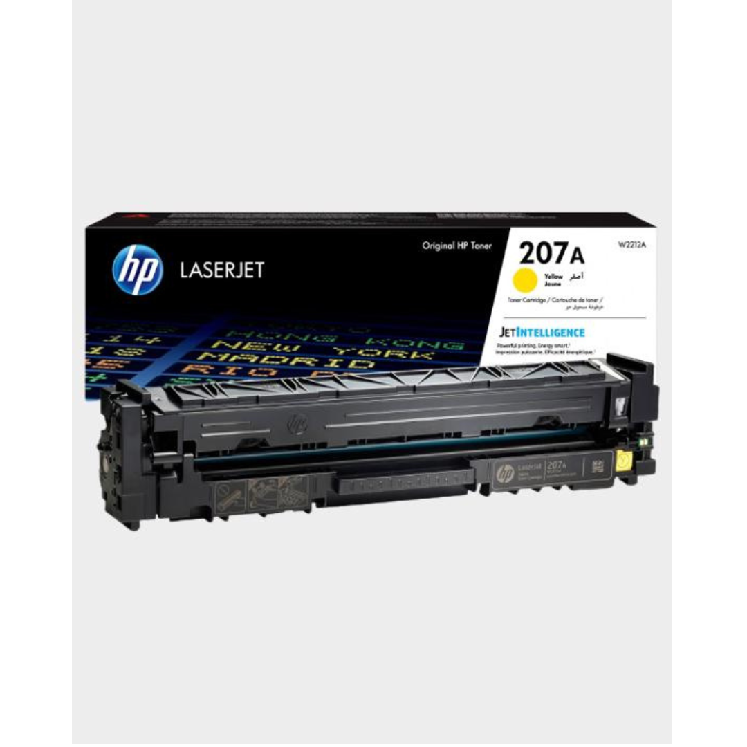 HP 207A Yellow Original LaserJet Toner Cartridge- W2212A4