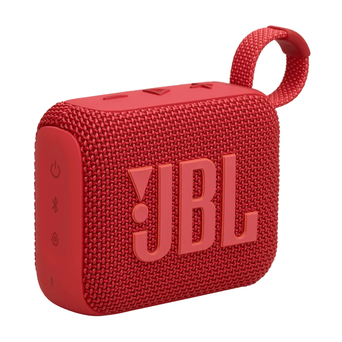 JBL GO4 Ultra-Portable Bluetooth Speaker-Red JBLG04RED