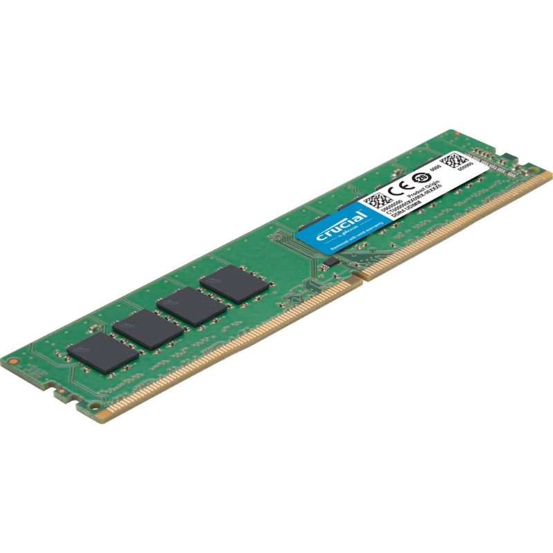 Crucial RAM 8GB DDR4 3200MHz CL22, Desktop Memory CT8G4DFRA32A4