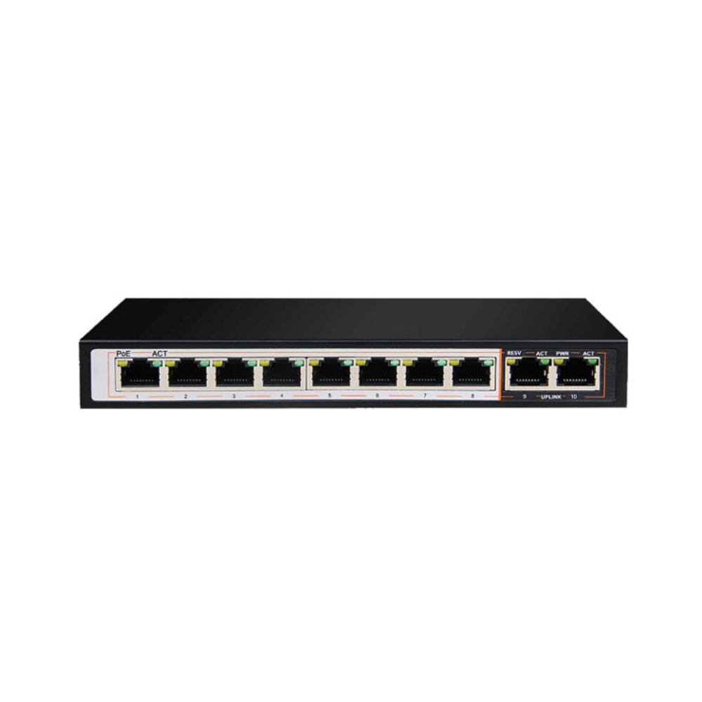 D-Link 10-Port Gigabit PoE Switch - DGS-F1010P