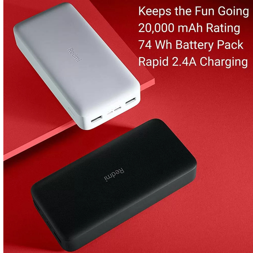REDMI 20000mAh 18W Power Bank – Black3