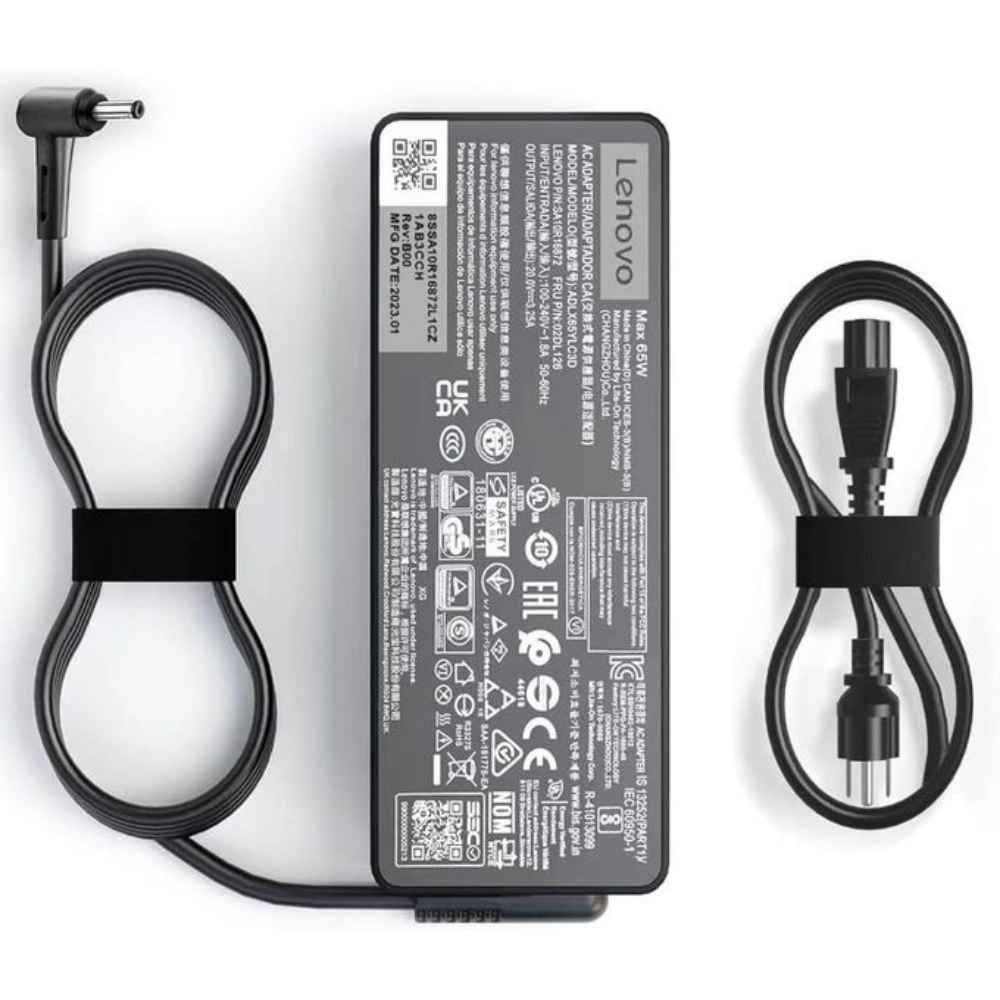 Charger for Lenovo IdeaPad Slim3 15ABR8 (82XM) 20V 3.25A 65W0