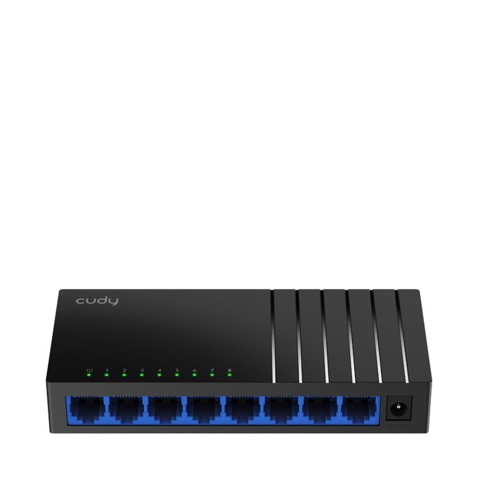CUDY 8-PORT Gigabit metal switch 8 x 10/100/1000Mbps RJ45 ports