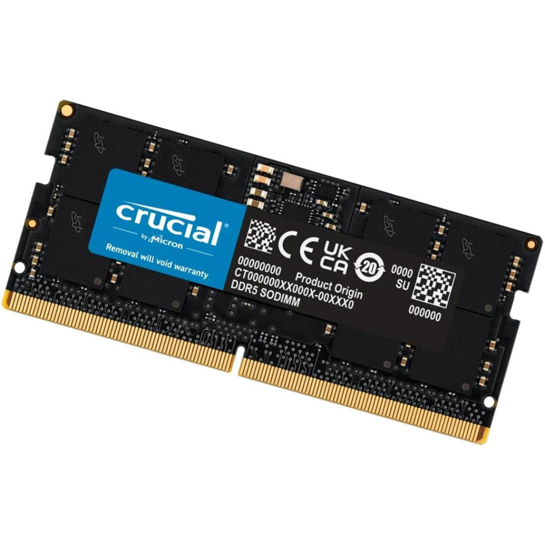 CRUCIAL LAPTOP RAM DDR5 16GB 4800- CT16G48C40S53