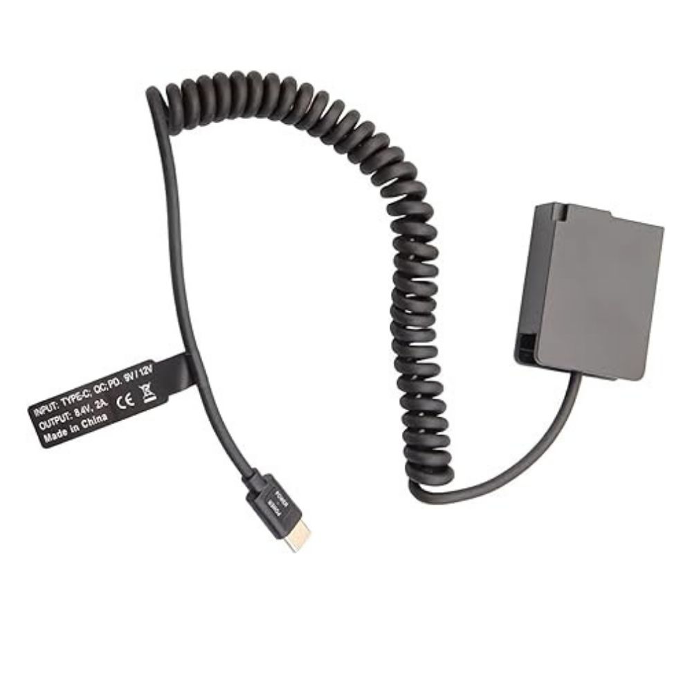 Caisi DMW‑BLC12 Type‑C Dummy Battery Adapter Kit3