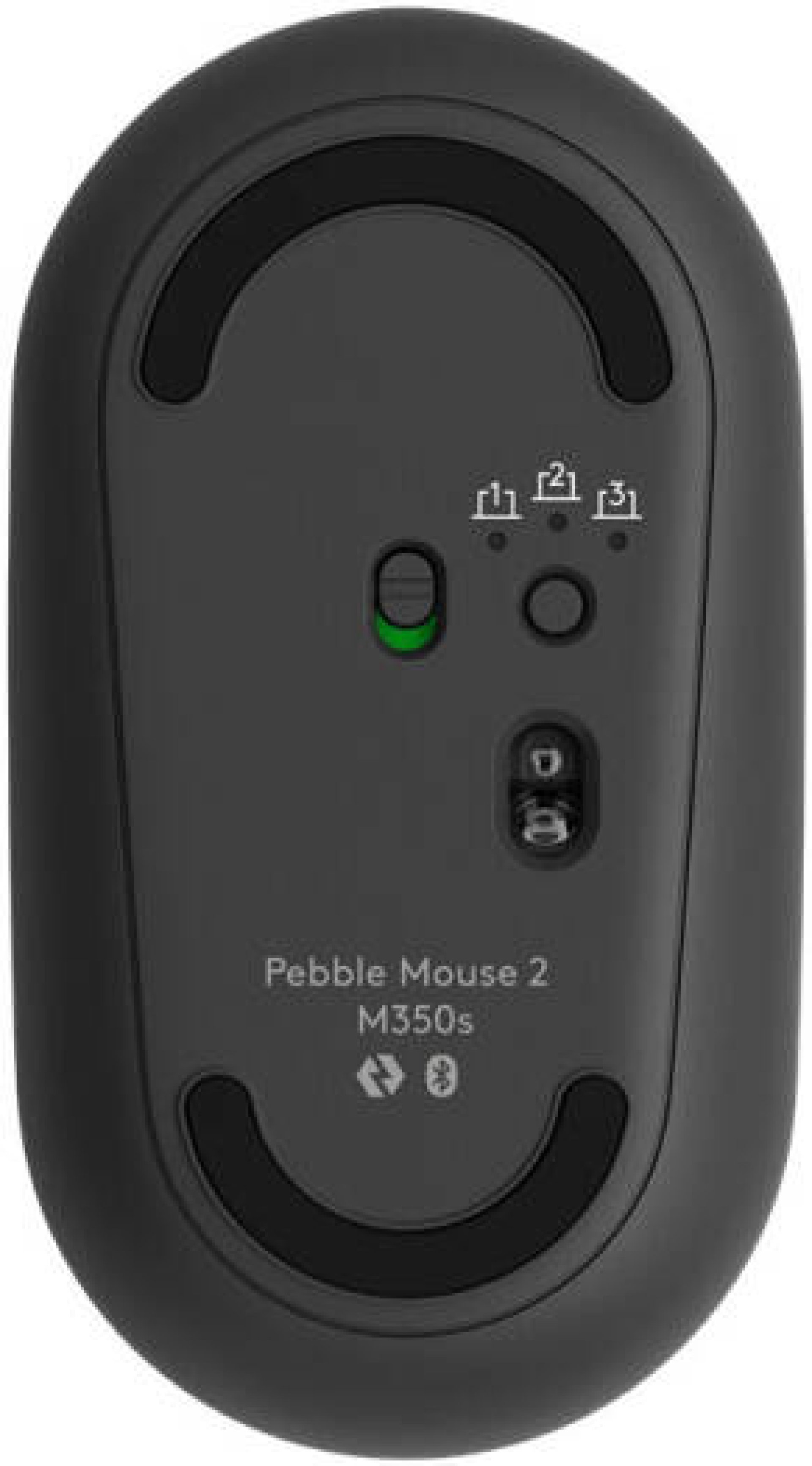 Logitech Pebble M350s Slim and Silent Bluetooth Mouse - Tonal Graphite - 910-0070153