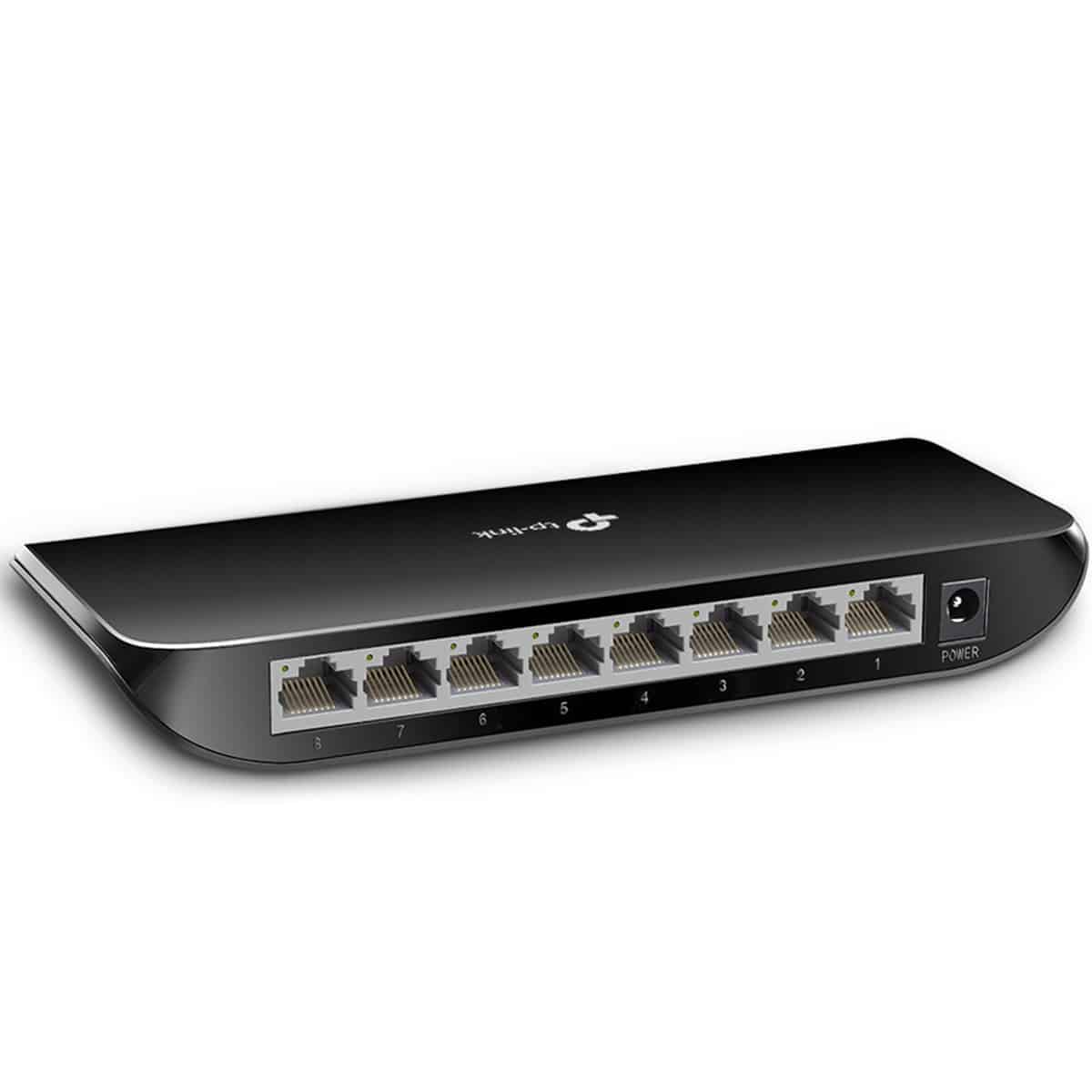 TP-Link 8-Port 10/100/1000Mbps Gigabit Desktop Switch- TL-SG1008D2