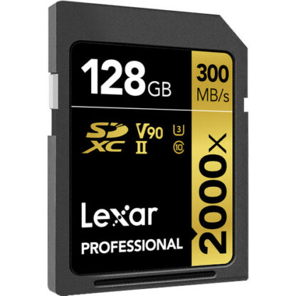 Lexar 128GB Professional 2000x UHS-II SDXC Memory Card2