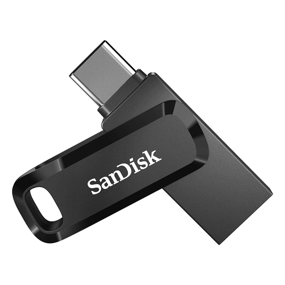SanDisk 128GB Ultra Dual Drive Go USB Type-C Flash Drive, Black - SDDDC3-128G-G46