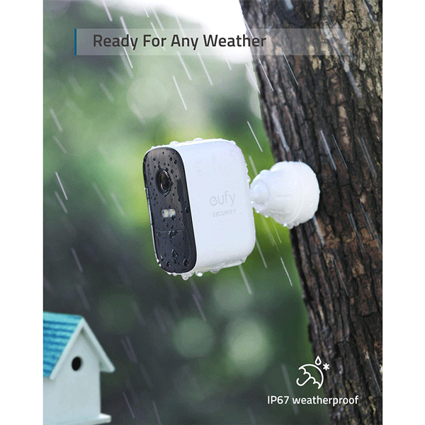 eufy Security, eufyCam 2C Wireless Home Security Camera System, 180-Day Battery Life, HD 1080p, IP67 Weatherproof, Night Vision, Compatible with Amazon Alexa, 3-Cam Kit, No Monthly Fee2