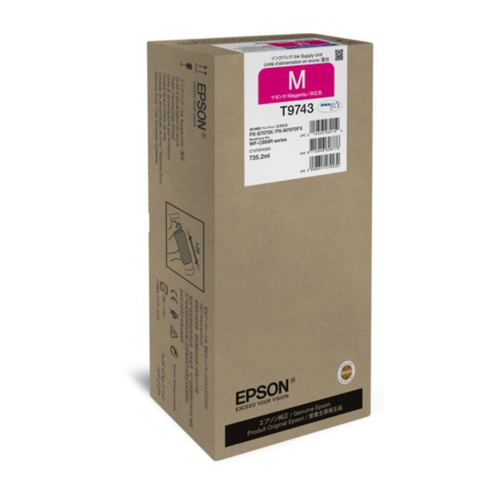 Epson T9743 Magenta XXL Ink Cartridge for WF-C869R 3