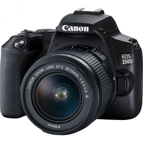 Canon EOS 250D DSLR Camera with 18-55mm f/3.5-5.6 III Lens0