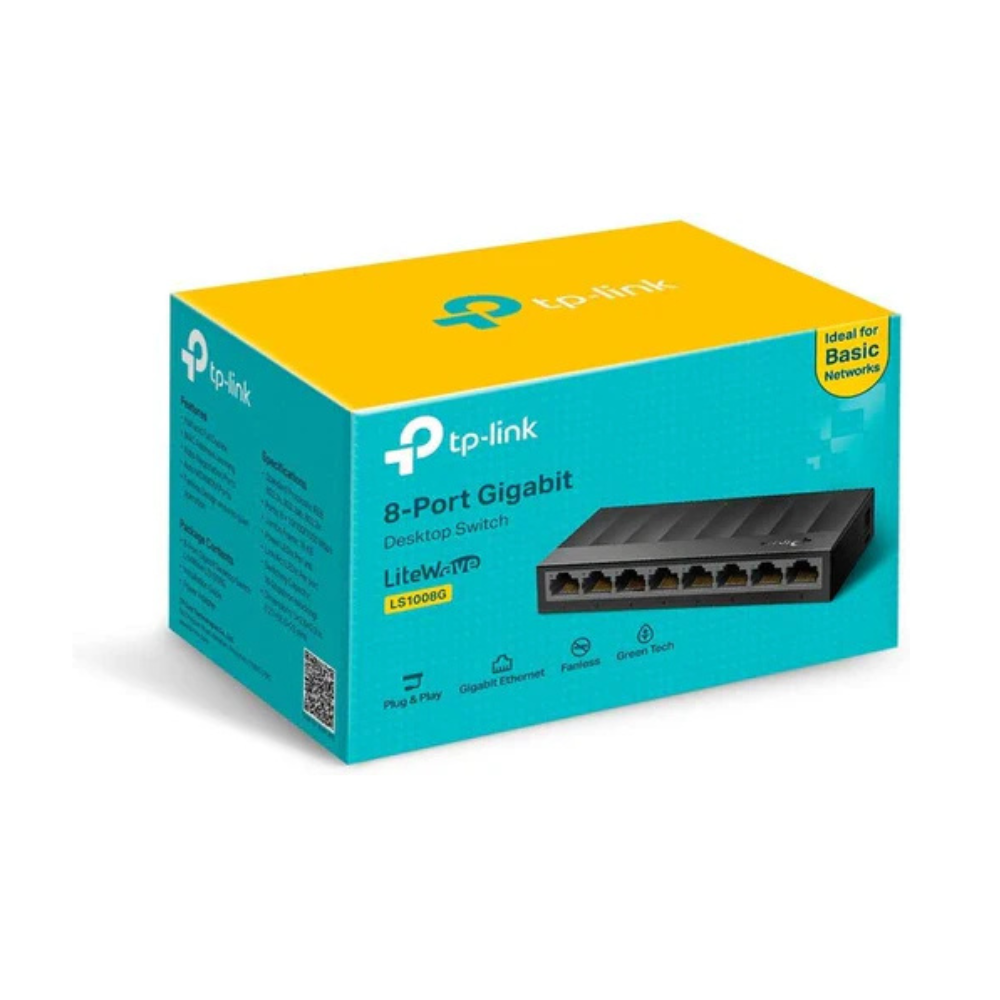 MERCUSYS TL-MS106LP 6-Port 10/100Mbps Desktop Switch with 4-Port PoE+