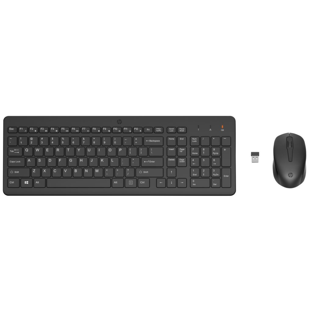 HP 330 Wireless Keyboard and Mouse Combo with LED Indicators- 2V9E6AA2