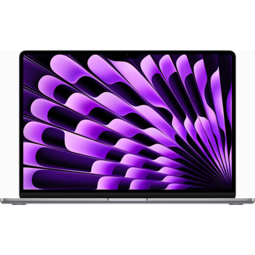 Apple Macbook Air M2 chip 8 core CPU - 10 core GPU, 8GB RAM, 256GB SSD, MacOS Ventura, 15.3”, Space grey, 1080P FHD camera, Touch ID, Backlit keyboard- MQKP3LL/A0