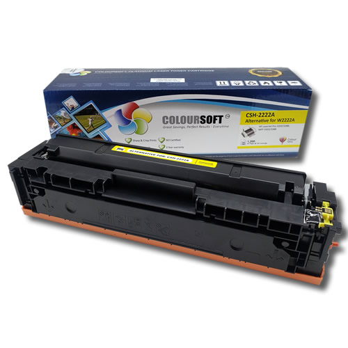 HP 222A Yellow Original LaserJet Toner Cartridge - W2222A